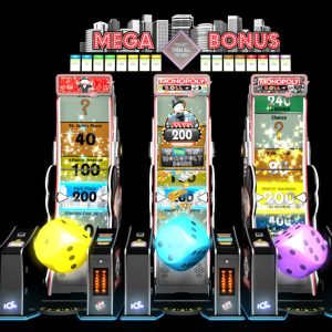 Monopoly Roll N Go (shown as 3 units with Mega Bonus sign)